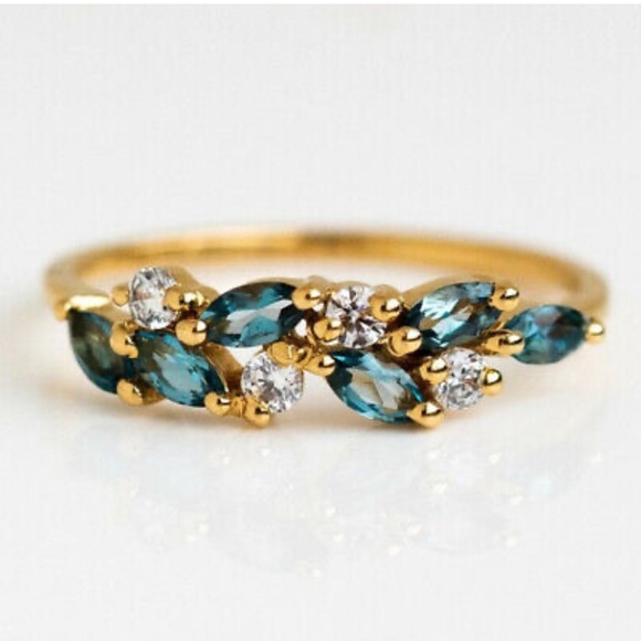 Jewelry - - NWT 18k GOLD PLATED TWO TONE RING
